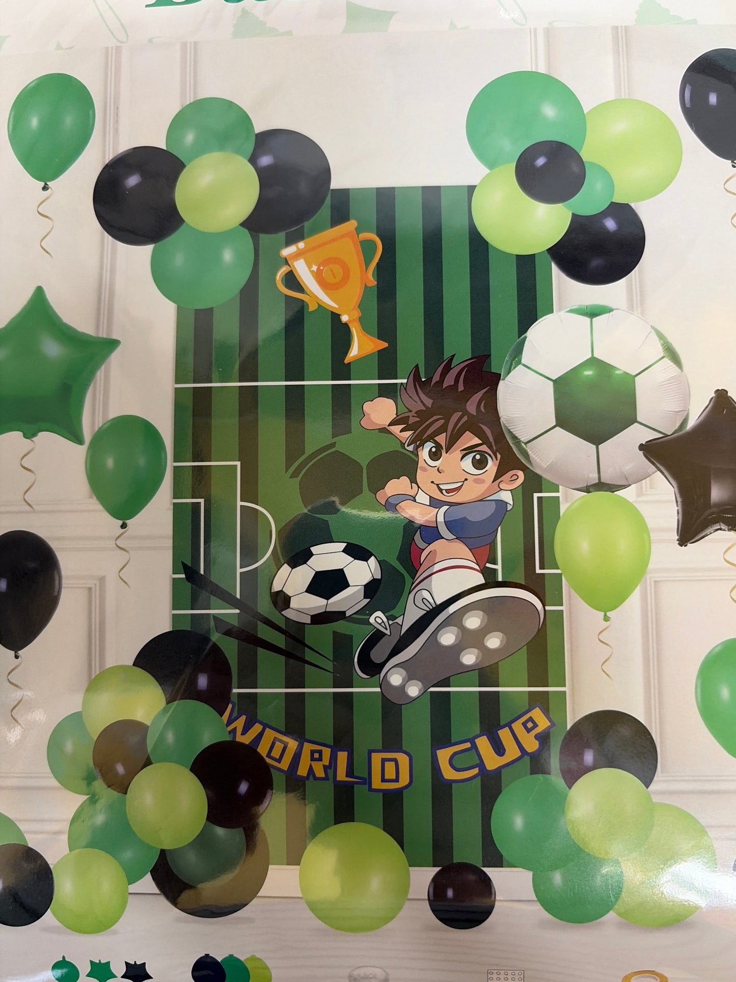 Soccer Ball Set Balloons Decoration