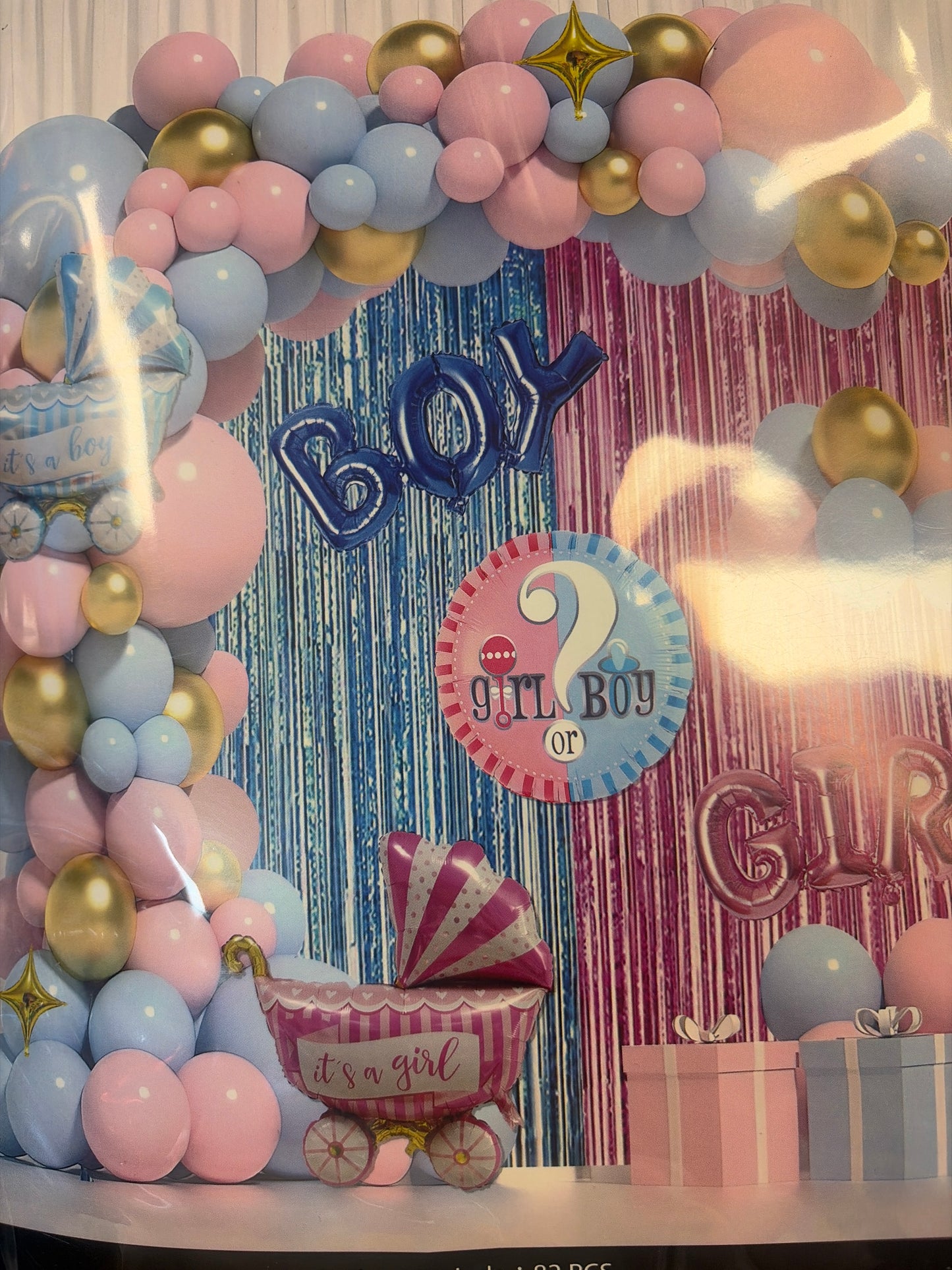 Gender Reveal set Balloons