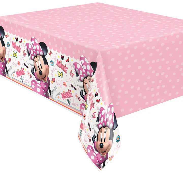Minnie Mouse Boutique Plastic Tablecover 54 X 84 In.