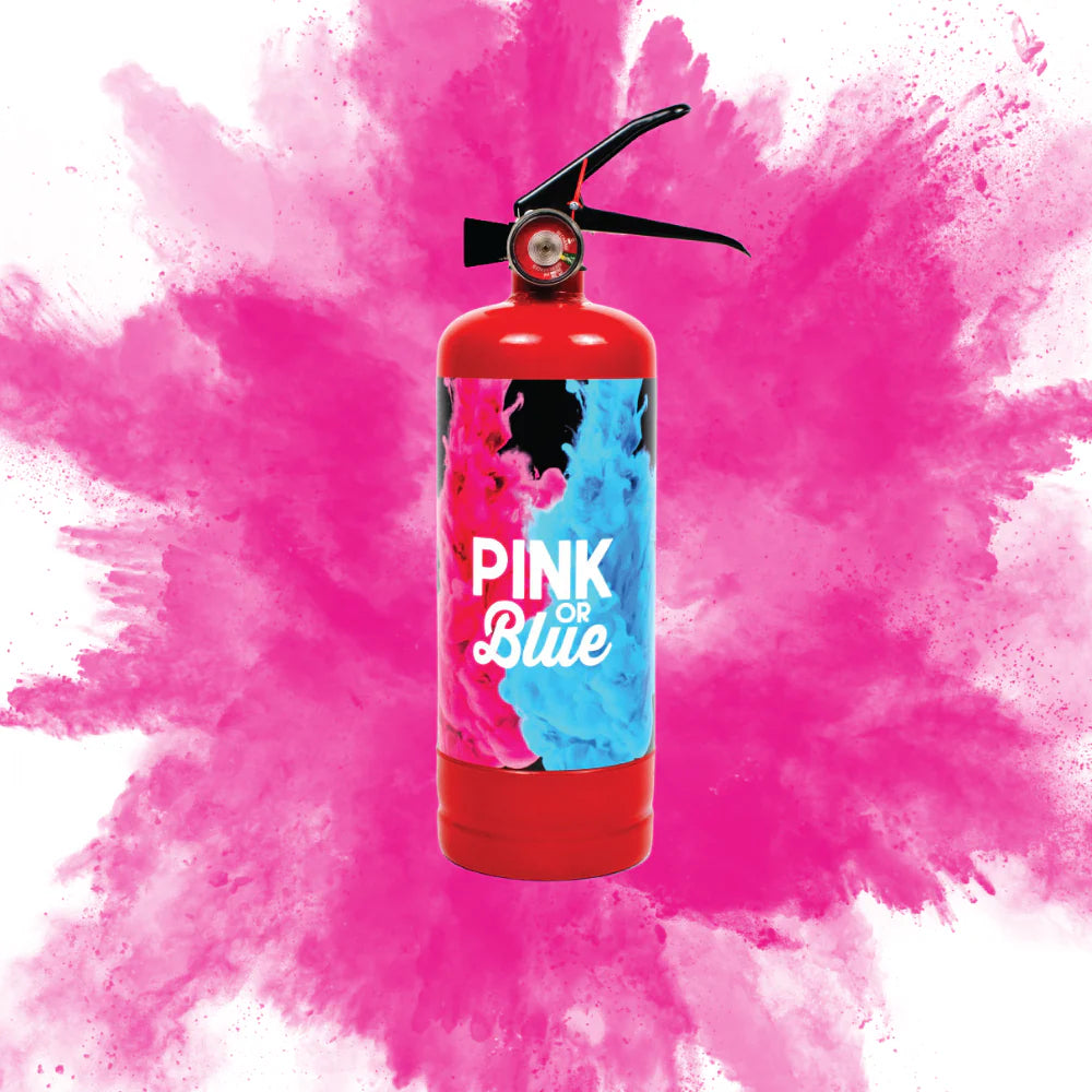 Gender Reveal Fire Extinguishers Pink