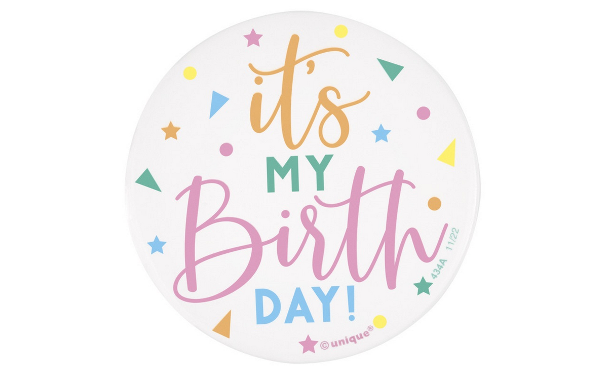 "It's My Birthday" Pin