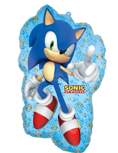 24"A Sonic The Hedgehog 2 Body flat Balloon