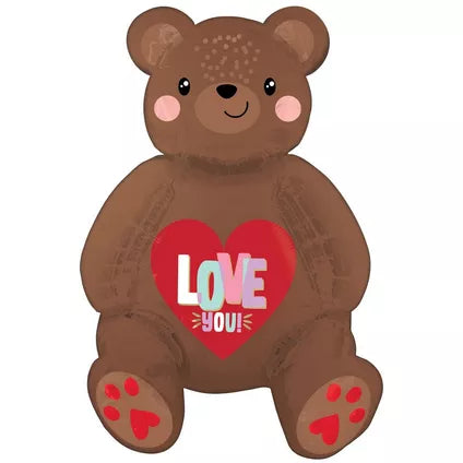 Air Teddy Bear Balloons 20 In