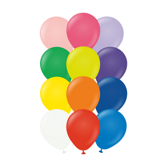 Latex Balloon  Assorted Standard (100 count) 12''  KALISAN