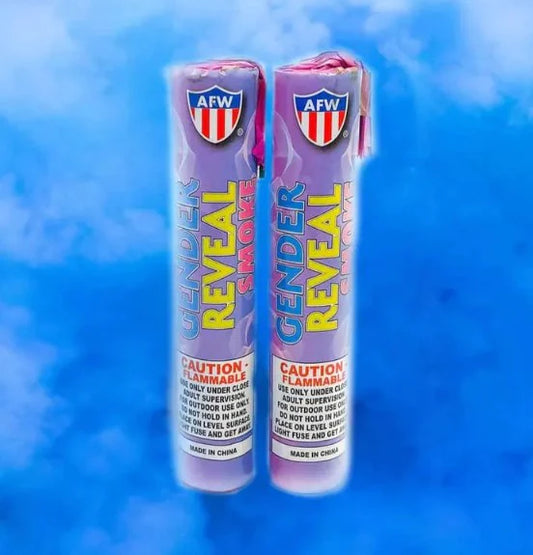 Blue Gender Reveal Smoke Bomb Pack 2
