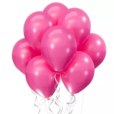 12-Pack Bubble Gum Pink 12in Latex Balloons