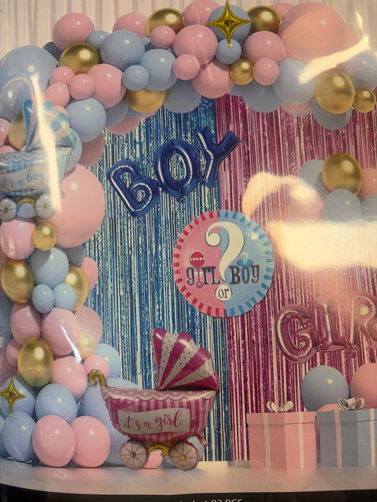 Gender Reveal set Balloons