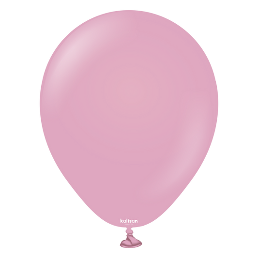 Latex Balloon 12" Retro Dusty Rose (100 count) KALISAN