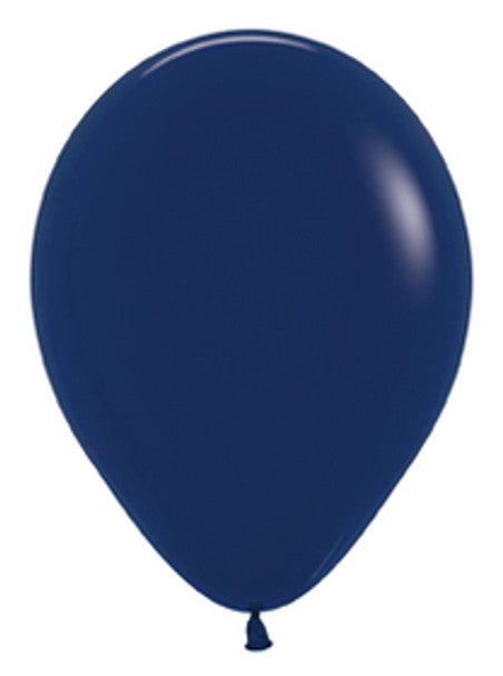 Latex Balloon 11" Navy Blue Fashion (100 count) SEMPERTEX