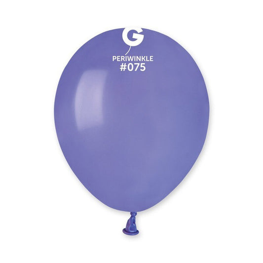 Latex Balloon 5" Periwinkle Color (100 count) GEMAR