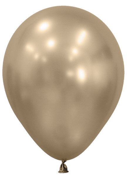 Latex Balloon 5" Silk Gold Dust (100 count) SEMPERTEX