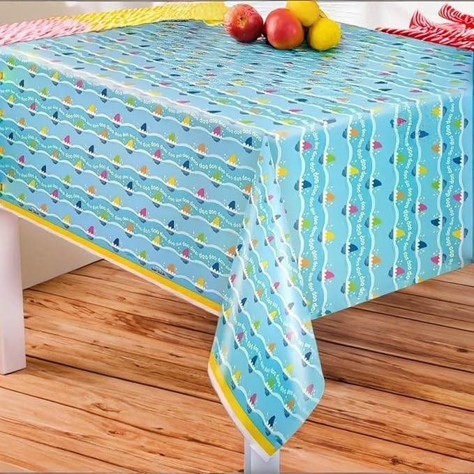 Baby Shark Rectangular Plastic Table Cover