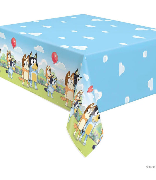 Bluey Plastic Table Cover 54''x 84
