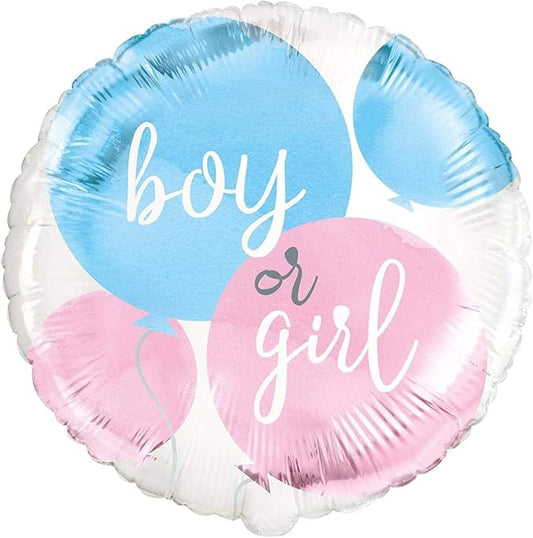 Gender Reveal Party  Foil Balloon