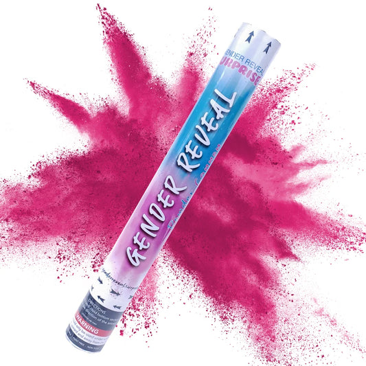 Gender Reveal Pink Powder Cannon