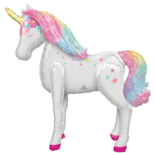46"A Walker Enchanted Unicorn  Balloon