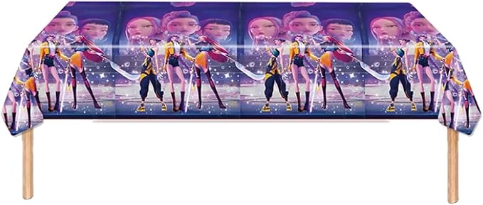 K-POP table cover plastic