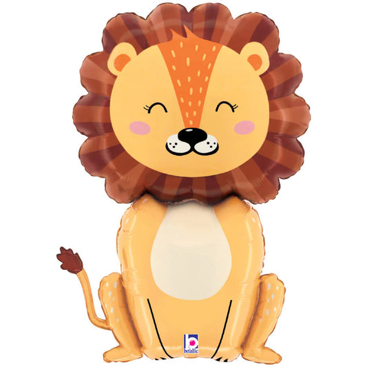 34" Jungle Lion Foil Balloon