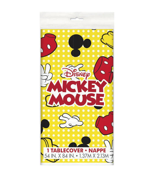 Mickey Mouse Plastic Tablecloth 54" x 84"