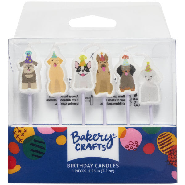 Party Dog Shaped Candles