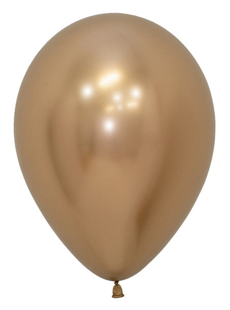 Latex Balloon  11"Reflex Gold (50 count) SEMPERTEX