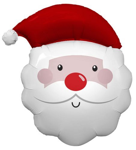 24" Santa Head Balloon