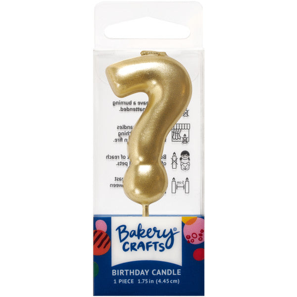 Mini Gold Question Mark Candle